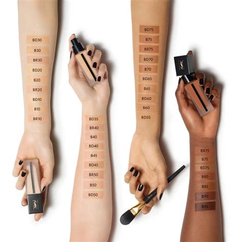 ysl b25|ysl foundation shade guide.